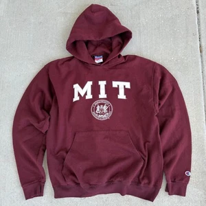 Vintage MIT Massachusetts Institute For Technology L Champion Hoodie Sweatshirt - Bild 1 von 8