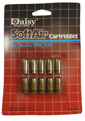 Daisy SoftAir 7171 Cartridges Model 08 59 AirSoft Air Soft