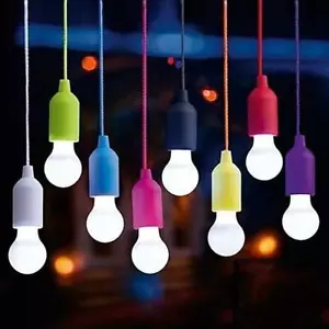 Mini LED Tent Light Portable Pull Bulb Light Camping Lantern Night Light - Picture 1 of 14