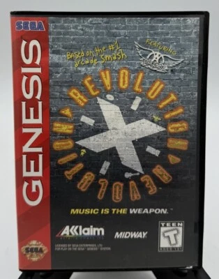 Revolution X (Sega Genesis, 1995) CIB Complete - Image 1 of 4