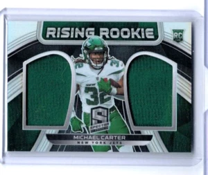 2021 Panini Spectra Michael Carter Rising Rookie Dual Patch RC #'ed 11/99 - Picture 1 of 1
