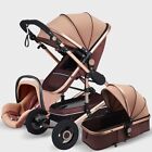 2021 High Landscape Baby Stroller 3 in 1 With Car Seat and Stroller Luxury 