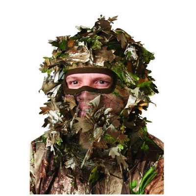 Hunter Real tree Green Leafy Head Net Face Mask Camo Hunting Ambush Shooting  - Image 1 of 2