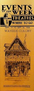 Events of the Week Wayside Colony Long Beach California September 26 1936 - Picture 1 of 3