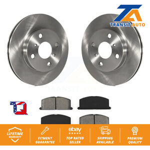 Disc Brake Rotors And Semi-Metallic Pads Front Kit For Toyota Tercel Paseo