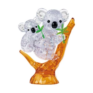New - BePuzzled 3D Crystal Puzzle - Koala and Baby: 60 Pcs - Ages 12+ | 1 player - Picture 1 of 7