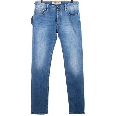 NWT HANDPICKED Ravello Light Blue Jeans pants Cotton US:35 EU:51 Summer Denim - Image 1 of 4