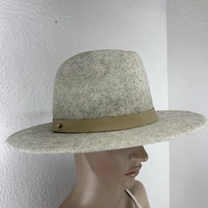 Lack of Color Women's The Mack Fedora Hat light stone MD (57cm). Wool - Picture 1 of 12