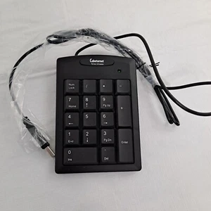 Number Keypad External Computer USB Connection Black - Picture 1 of 4