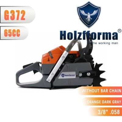 65cc Holzfforma Orange Gray Thunder G372 Gasoline Chain saw For 365 No Bar Chain - Image 1 of 4