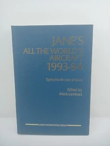 Jane's all the world's aircraft 1993-94 - Mark Lambert - Imagen 1 de 5