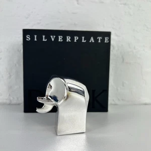 Vintage Dansk Designs Japan Silver Plate Elephant Paperweight/Figurine #232 - Picture 1 of 7