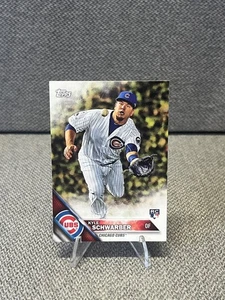 2016 Topps Kyle Schwarzber RC Rookie New Era Deckel Foto Variation #6 - Bild 1 von 3