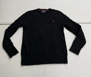 Polo Ralph Lauren Kinder Pullover mit Zopfmuster und Rundhalsausschnitt - Bild 1 von 7