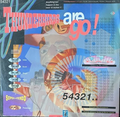 Thunderbirds Are Go FAB Feat MC Parker Original 1990 Vinyl. Great Condition - Image 1 of 4