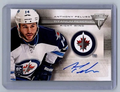 2013 Panini Titanium #TR-ANP Anthony Peluso Auto RC Winnipeg Jets - Image 1 of 2