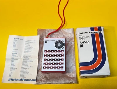 New vintage Portable radio National Panasonic R -1045 / Video - Image 1 of 4