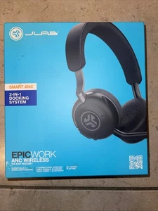 JLab Epic Work Wireless Headset, Active Noise Cancellation, Charging Hub, 90+ hr - Picture 1 of 7
