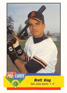 Brett King 1994 Fleer ProCards 2825 San Jose Giants Baseball Card - Picture 1 of 2
