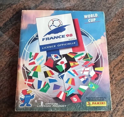 ALBUM FOOTBALL world cup  FRANCE 98 incomplet    PANINI - Photo 1/4