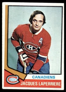 1974-75 Topps Jacques Laperriere Montreal Canadiens #202 - Picture 1 of 2
