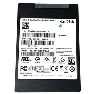 SanDisk X400 SSD 2,5 " SATA 128gb Disque État Solide Ordinateur PC N Remis à - Afbeelding 1 van 5