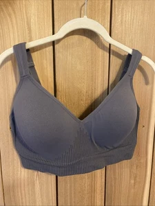 Bali dunkelgrauer BH verstellbare Träger Größe 38D Neu ohne Etikett - Bild 1 von 4