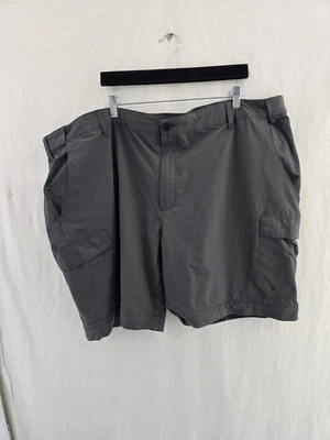 Pantalones Cortos de Pesca Worldwide Sportsman Gris Oscuro Poli con Bolsillos. Hombre Talla 52 Foto 1 de 4