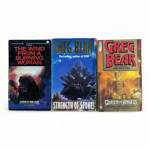 Viento de una mujer en llamas, fuerza de piedras y reina de Angela por Greg Bear pbs - Imagen 1 de 4