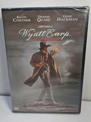 Wyatt Earp (DVD, 1994) NEW, SEALED, Kevin Costner, Gene Hackman, Dennis Quaid  - Image 1 of 4