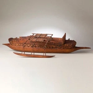 VANUATU CANOE MODEL - Picture 1 of 9
