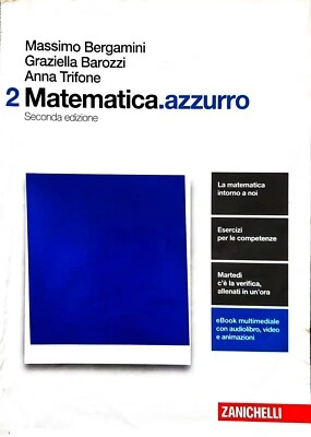 MATEMATICA AZZURRO 2 - LIBRO DI TESTO USATO - Immagine 1 di 2
