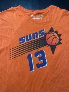 Mitchell & Ness Steve Nash #13 Phoenix Suns T-Shirt, Orange, Size: XL - Picture 1 of 8