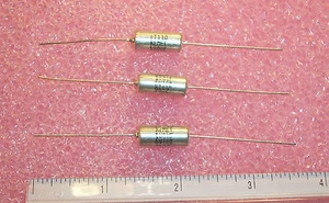 QTY (5) 180uf 6.3V 6V 10% AXIAL TANTALUM CAPACITORS T110C187K006AS KEMET - Picture 1 of 1