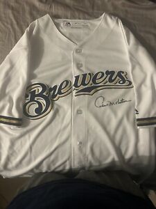 Paul Molitor Brewers Signed MLB Jersey