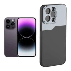 For Phone 14/14Pro/14Plus/14Pro Housing Case Anamorphic Lens Wide Lens - Picture 1 of 12