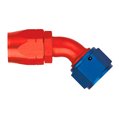 Aeroquip 45 Degree One Piece Female Hose End Fitting, -6 Hose Size, Anodised - Image 1 of 1