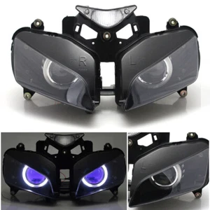 Assembly Headlight HID Projector Angel Devil Eye For Honda CBR1000RR 2004-2007 - Picture 1 of 15