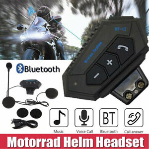 Motorrad Headset Motorräder Intercom Gegensprechanlage Bluetooth Kopfhörer