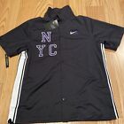 Nike Men's New York Court Short Sleeve Tennis Top Off Noir And Volt Sz S At4303