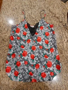 L. A. Íntimates Camisón/Chemise Rosas De Colección Gótico Punk Grande Encaje Y2K - Imagen 1 de 8