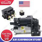 Air Suspension Compressor with Valve Block+Relay for Mercedes W164 X164 ML GL US