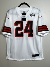 Cleveland Browns #24 NICK CHUBB NIKE NFL Jersey WHITE YOUTH XL L@@K