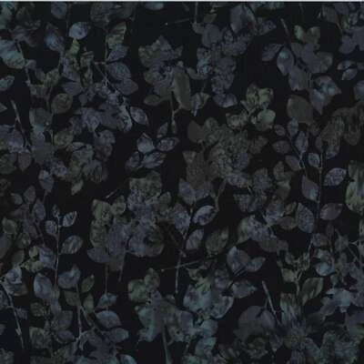 Hoffman - Bali Batik - Earthy Romance - Leaves - Blacklight, Fabric BTY - Image 1 of 4