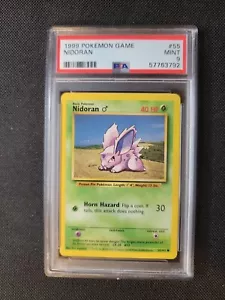 1999 Pokemon Game 55 Nidoran PSA 9 WoTC - Bild 1 von 2