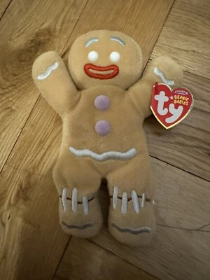TY Beanie Babies Shrek The Halls Gingy Foto 1 de 4
