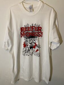 REEFER MADNESS Shirt Band XL Stoner Film Vintage Cheech & Chong weed Movie Promo
