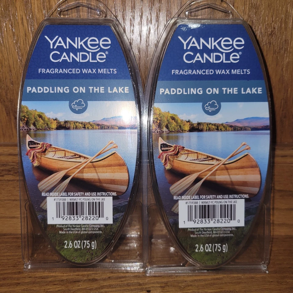 Yankee Candle Paddling on the Lake Wax Melts Two Packages 12 Melts New - Image 1 of 1