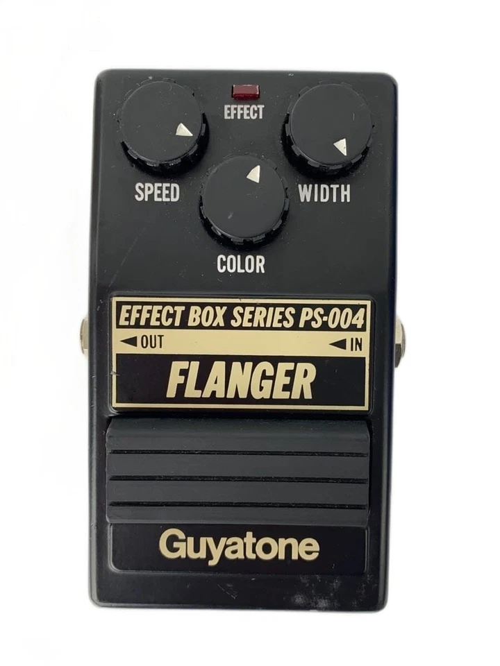 Pedal de efectos para guitarra Guyatone Effect Box Series Flanger vintage hecho en Japón Foto 1 de 4