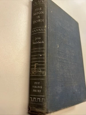 The Moon Is Down by John Steinbeck (1942, Viking Press) 2nd Printing Before... - Image 1 of 4